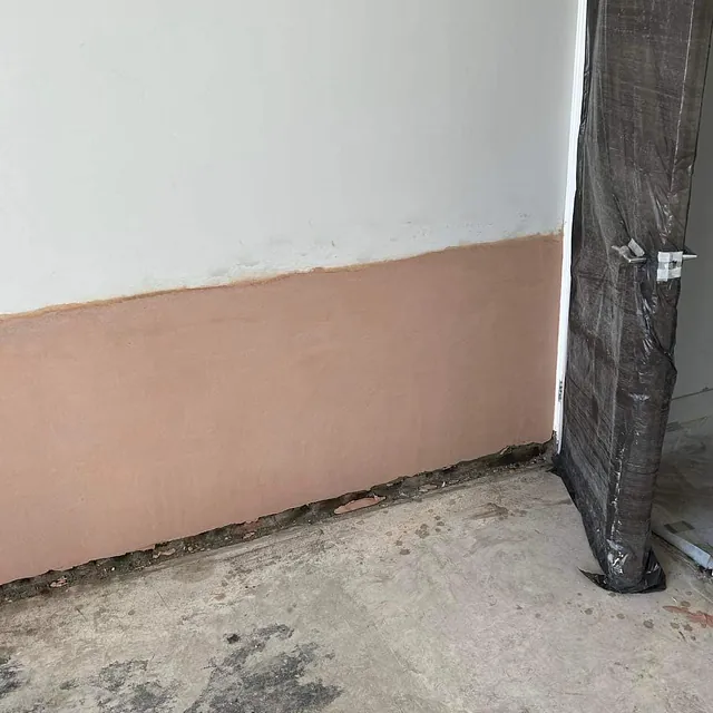 plastering