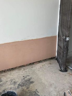 plastering